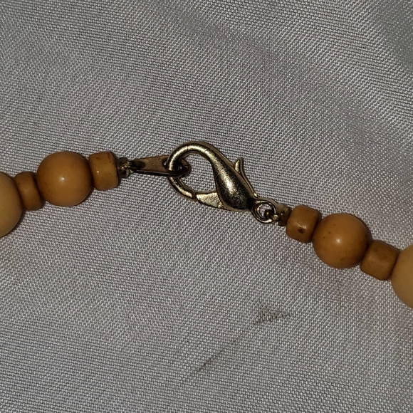 💸 5 for $20 | Warm Tone Multicolored Wooden Beaded Necklace - Picture 3 of 7